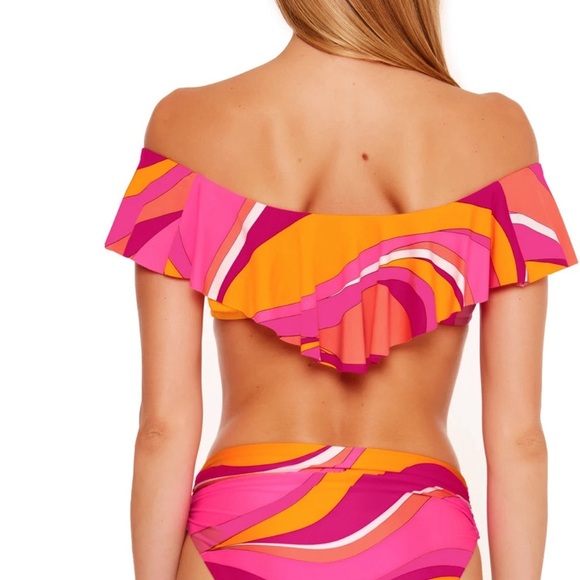 Trina Turk 2pc  Vivid Vista Vivid multi color bikini. Size 6 & 8 - Picture 3 of 7
